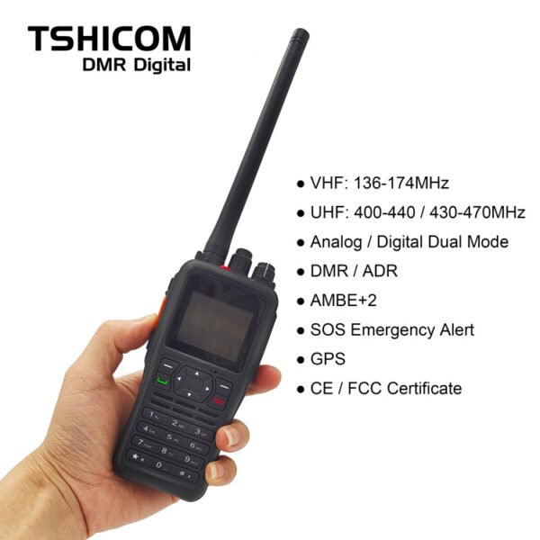 Encrypted Digital DMR Handheld Communication Two Way Radio - Image 3