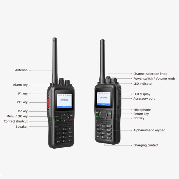 Encrypted Digital DMR Handheld Communication Two Way Radio - Image 4
