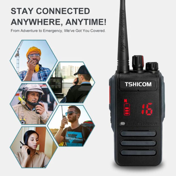 Programmable UHF Analog Handheld 2 Way Radio - Image 3