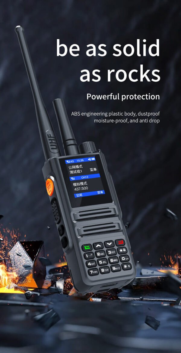 100 Mile Long Distance POC LTE Handheld Radio Walkie Talkie - Image 3