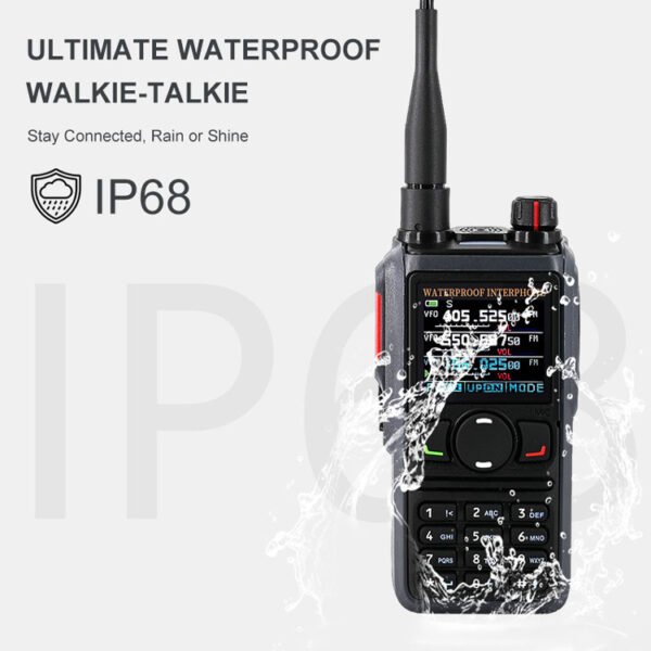 Long Range Handheld Ham FM Radio Walkie Talkie with FM Radio - Image 4