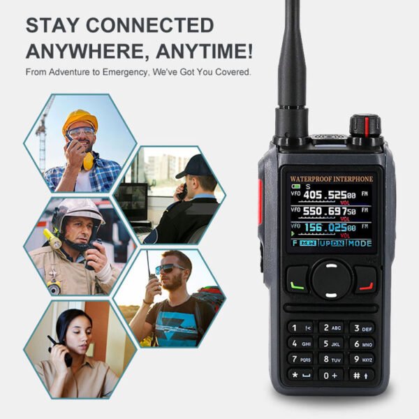 Long Range Handheld Ham FM Radio Walkie Talkie with FM Radio - Image 5
