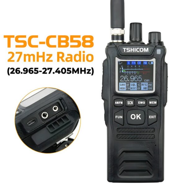 Long Range Portable Handheld 27 mhz Citizens Band Shortwave CB Two Way Radio - Image 2