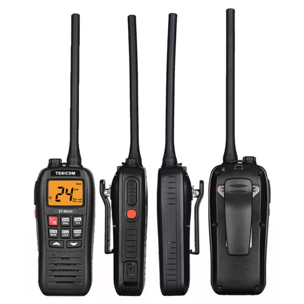 Handheld Portable Waterproof Floating VHF Marine Band 2 Way Radio Walkie Talkie - Image 2